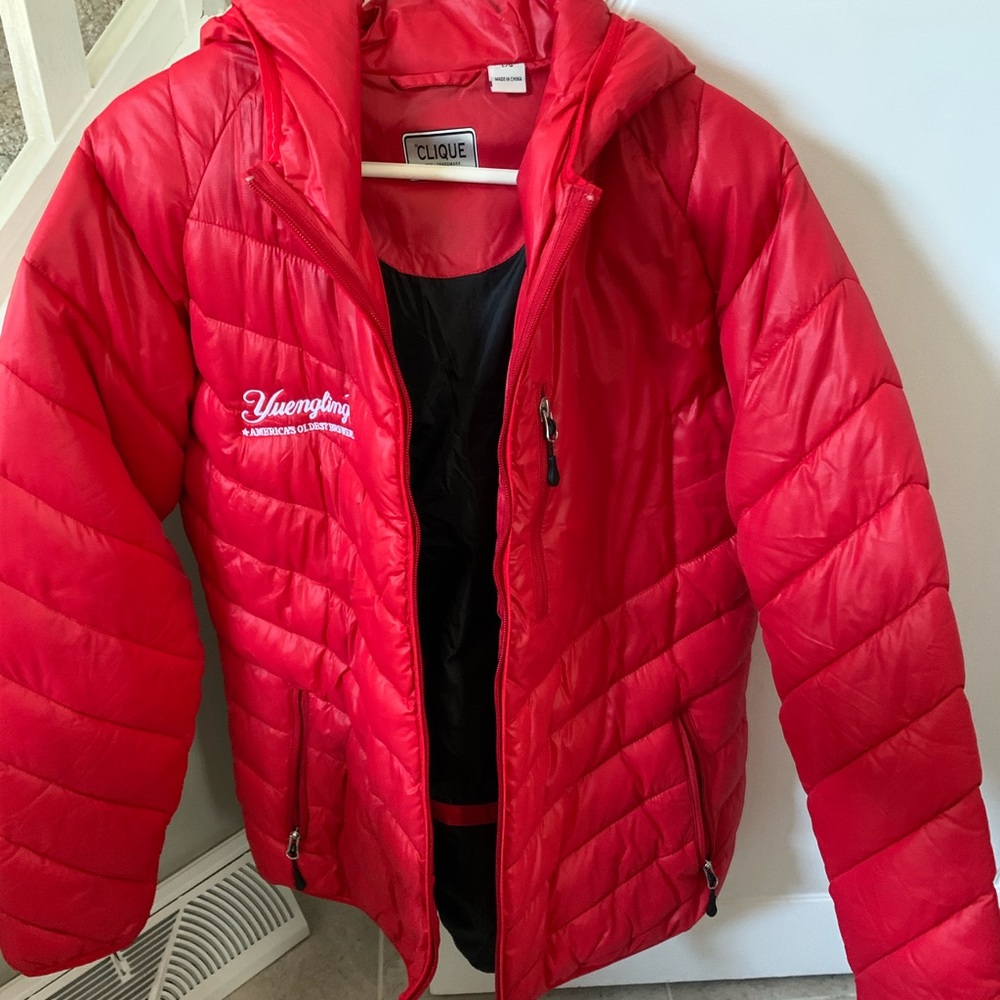 Yuengling winter coat. Size large